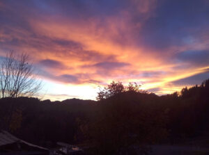 Bild brennender Himmel